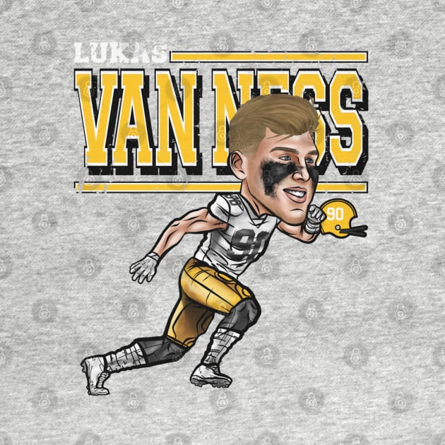 Lukas Van Ness Green Bay Cartoon by danlintonpro